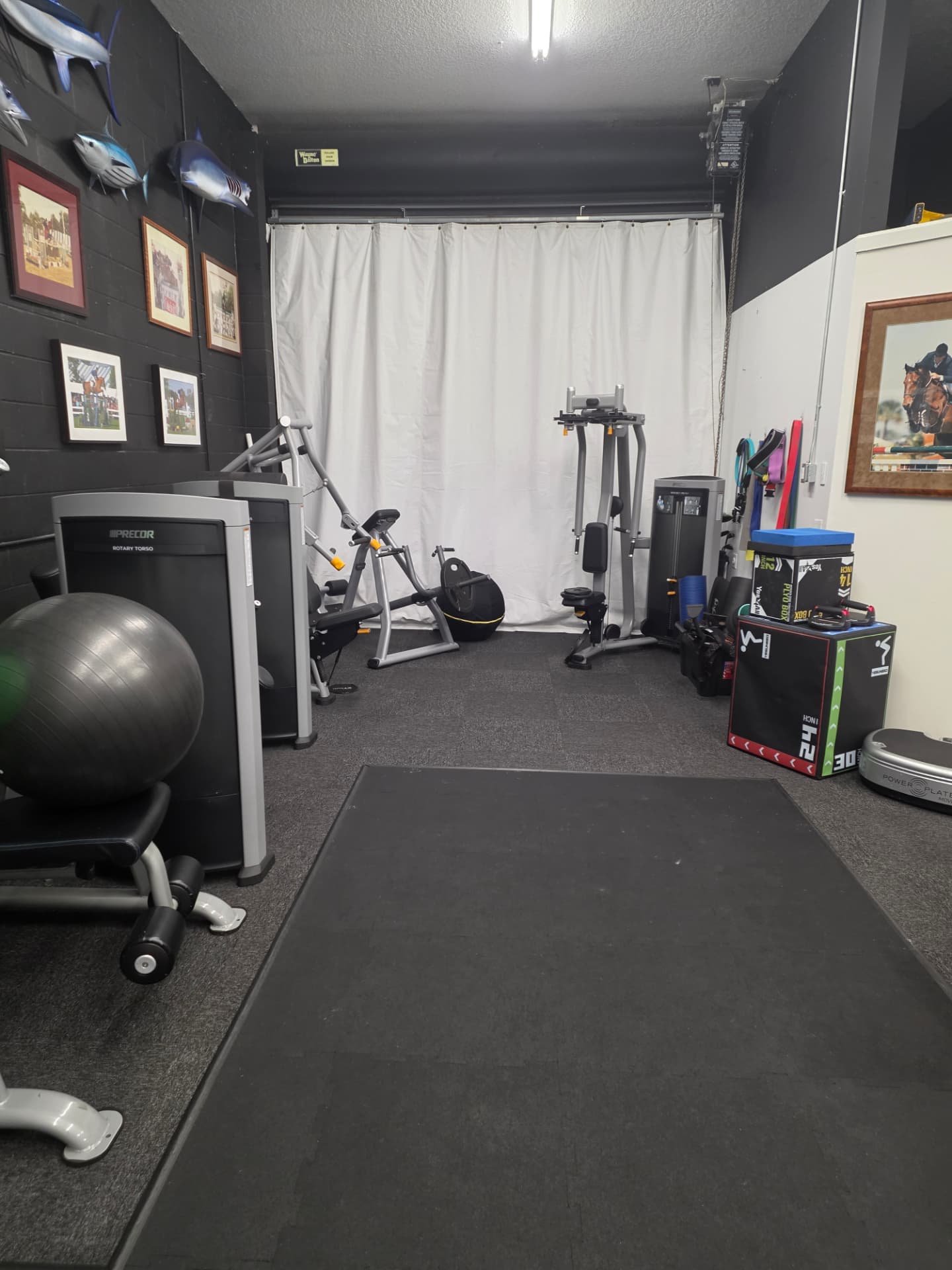 Private training floor