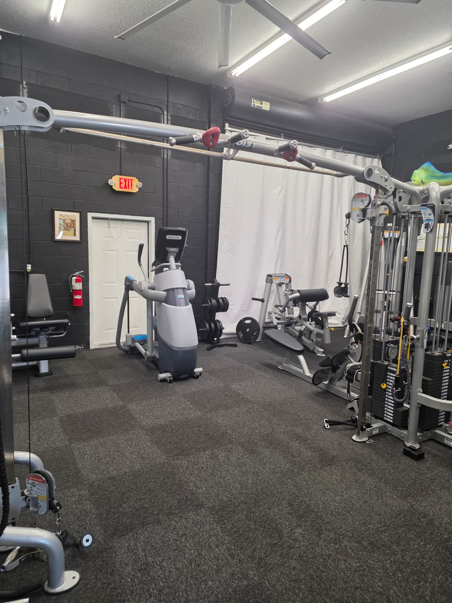Private training studio interior