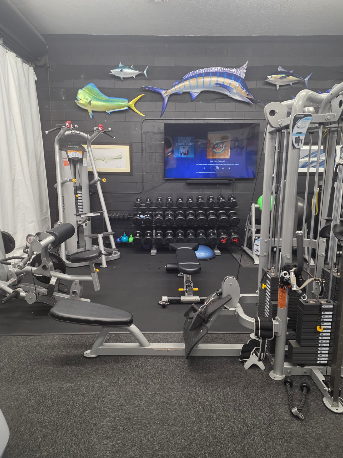 Private gym personal goals training