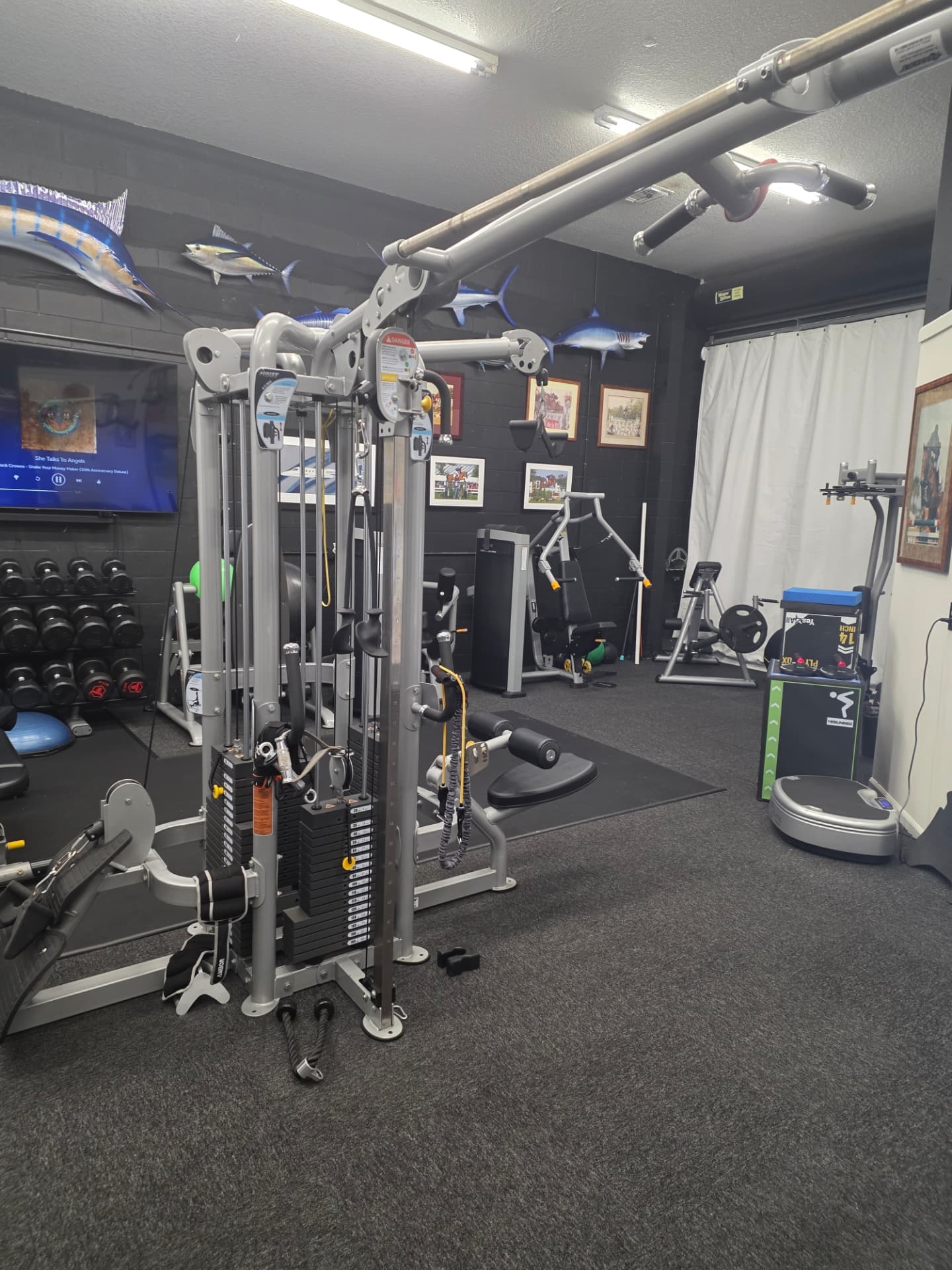 Private personal training studio